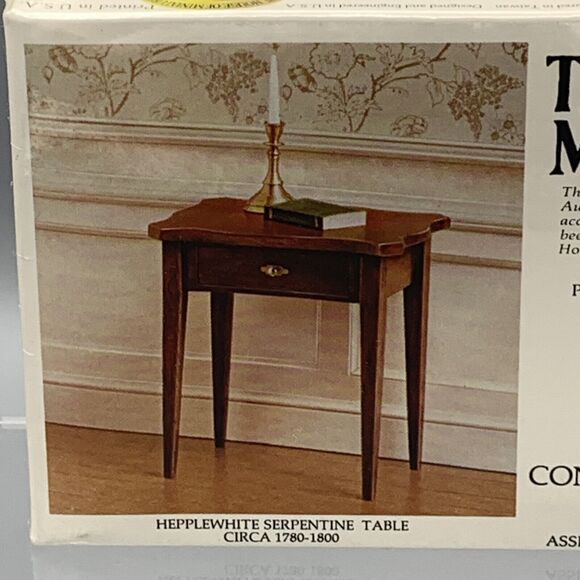 The House of Miniatures 1 Table Dollhouse Kit 40036 X-ACTO Sealed NOS Side Table - Picture 4 of 10
